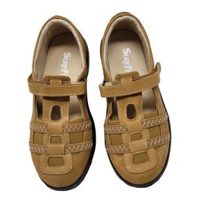 Sure Fit Shoes Women Size 6.5 Wide Brown Acapulco Adjustable Straps